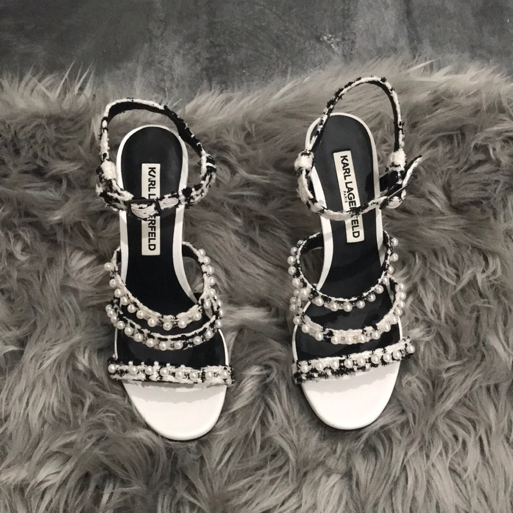 SOLD Karl Lagerfeld heels - Picture 1 of 3